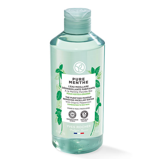 PURE MENTHE Очищающая Мицеллярная вода для Снятия Макияжа с Перечной Мятой БИО