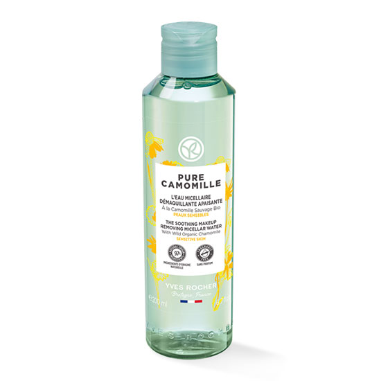PURE CAMOMILLE Успокаивающая Мицеллярная вода для Снятия Макияжа с Ромашкой БИО - для Чувствительной Кожи