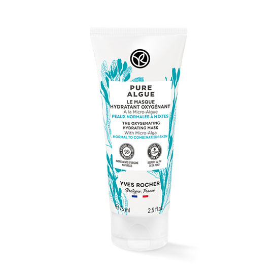 PURE ALGUE Насыщающая Кислородом Маска с Микроводорослями - для Нормальной и Комбинированной Кожи