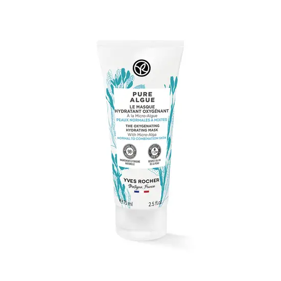 PURE ALGUE Насыщающая Кислородом Маска с Микроводорослями - для Нормальной и Комбинированной Кожи